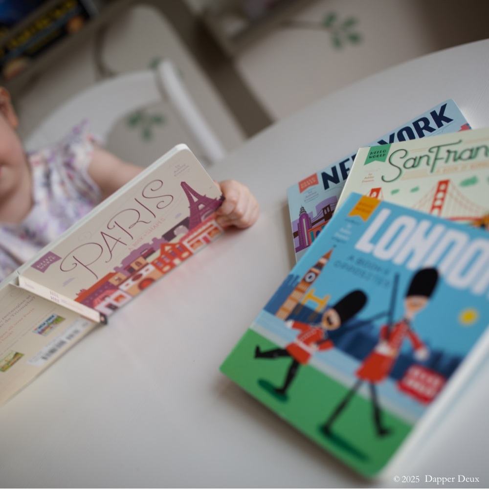 Hello World | Travel Themed Book Set - Paris, New York, London, San Francisco